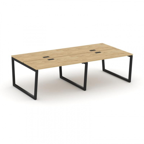 Style Project Рабочая станция 2-х сторон. SN-5T2.DRS-054 Акация Лорка/Металл Антрацит/Заглушка Пласт