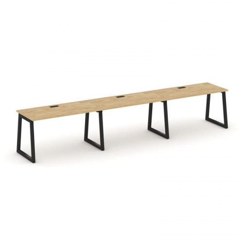 Style Project Рабочая станция 1 сторон. SN-5T1.ORS-044 Акация Лорка/Металл Антрацит/Заглушка Пластик