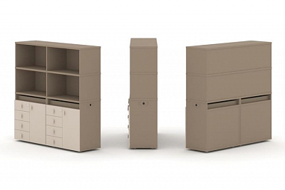 Тумба офисная (Набор №4.) Estetica ES.NB.2V-4