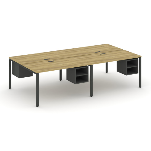 Бенч-система на 4 места с подвесными тумбами Concept CN.DRS-125 фото 3 Бенч-система на 4 места с подвесными тумбами Concept CN.DRS-125 фото 3