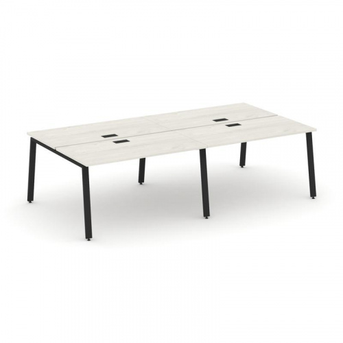 Style Project Рабочая станция 2-х сторон. SN-6A.DRS-043 Тиквуд Светлый/Металл Антрацит 2760*1432*750 фото 14