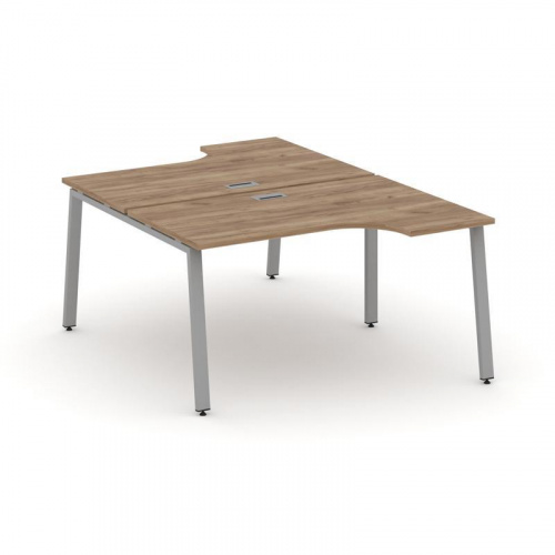 Style Project Рабочая станция эргоном. SN-6A.DRPA-021 Акация Лорка/Металл Белый 1380*1632/1992*750 фото 12