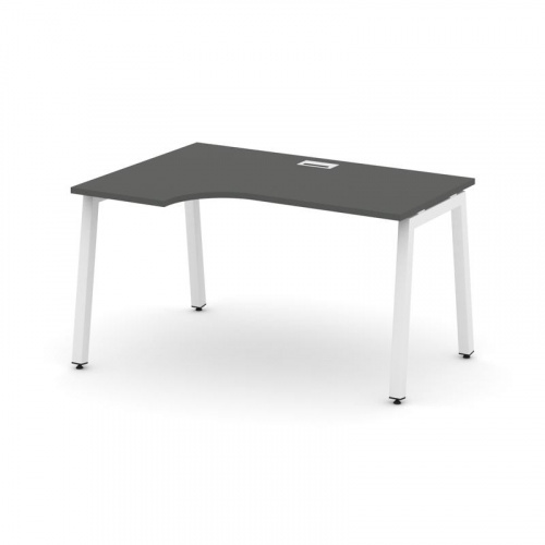 Style Project Стол рабочий эргоном. SN-5A.SPA-021(L) Дуб Табак/Металл Белый 1380*800/980*750 фото 22