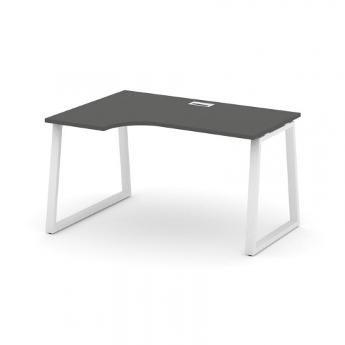 Style Project Стол рабочий эргоном. SN-6T1.SPA-012(L) Акация Лорка/Металл Антрацит/Заглушка Пластик фото 19