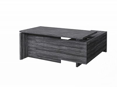 Стол с опорной тумбой FB-117L.DD Древесина Графит