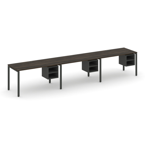 Бенч-система на 3 места с подвесными тумбами Concept CN.ORS-128 фото 3
