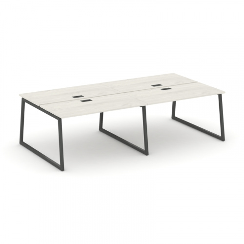 Style Project Рабочая станция 2-х сторон. SN-4T1.DRS-052 Акация Лорка/Металл Антрацит/Заглушка Пласт фото 9