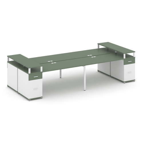 Бенч-система на 4 места с 2 опорными тумбами Concept CN.DRS-445 фото 5 Бенч-система на 4 места с 2 опорными тумбами Concept CN.DRS-445 фото 5