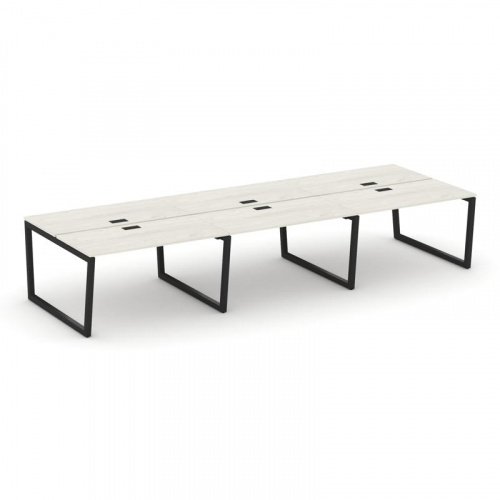 Style Project Рабочая станция 2-х сторон. SN-5T2.DRS-061 Акация Лорка/Металл Антрацит/Заглушка Пласт фото 6