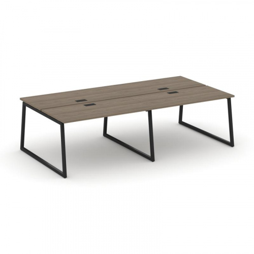 Style Project Рабочая станция 2-х сторон. SN-4T1.DRS-052 Акация Лорка/Металл Антрацит/Заглушка Пласт фото 7