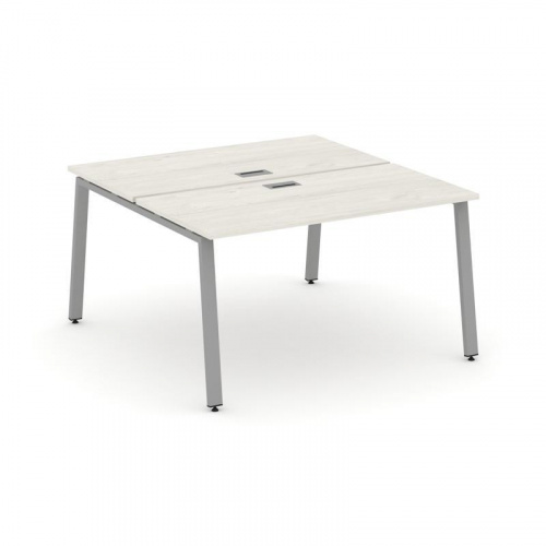 Style Project Рабочая станция 2-х сторон. SN-6A.DRS-001 Акация Лорка/Металл Белый 980*1232*750 фото 12