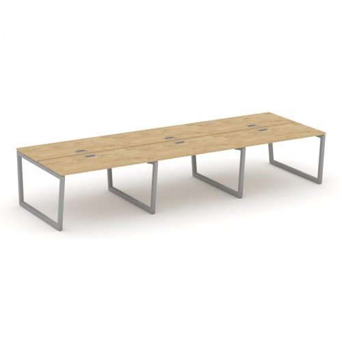 Style Project Рабочая станция 2-х сторон. SN-5T2.DRS-061 Акация Лорка/Металл Антрацит/Заглушка Пласт фото 2