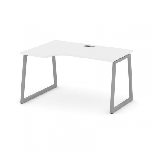 Style Project Стол рабочий эргоном. SN-4T1.SPA-001(L) Акация Лорка/Металл Антрацит/Заглушка Пластик фото 21