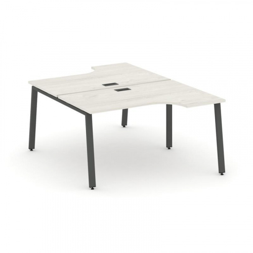 Style Project Рабочая станция эргоном. SN-6A.DRPA-021 Акация Лорка/Металл Белый 1380*1632/1992*750 фото 26