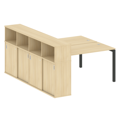 Бенч-система с шкафом-купе на П-обр. м/к Metal System Quattro 50БП.РС-СШК-4.3 фото 11 Бенч-система с шкафом-купе на П-обр. м/к Metal System Quattro 50БП.РС-СШК-4.3 фото 11