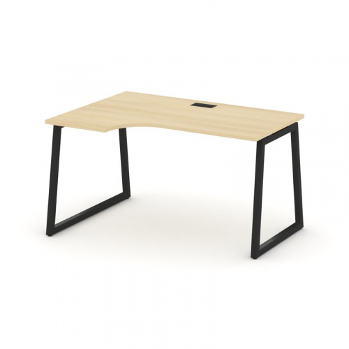 Style Project Стол рабочий эргоном. SN-4T1.SPA-001(L) Акация Лорка/Металл Антрацит/Заглушка Пластик фото 25