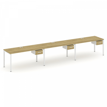 Бенч-система на 3 места с подвесными тумбами Concept CN.ORS-132