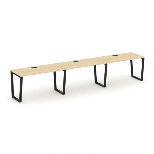 Style Project Рабочая станция 1 сторон. SN-6T2.ORS-034 Акация Лорка/Металл Антрацит/Заглушка Пластик фото 5