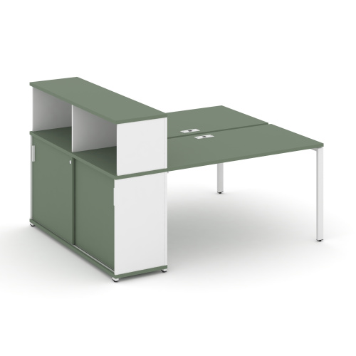 Бенч-система с опорным шкафом-купе с надставкой Concept CN.DRS-239 фото 5 Бенч-система с опорным шкафом-купе с надставкой Concept CN.DRS-239 фото 5