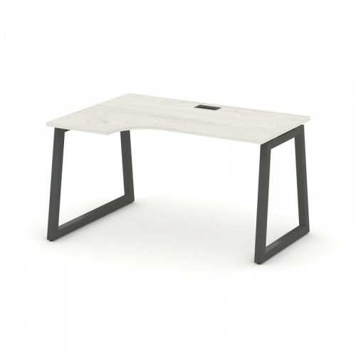 Style Project Стол рабочий эргоном. SN-5T1.SPA-002(L) Акация Лорка/Металл Антрацит/Заглушка Пластик фото 24