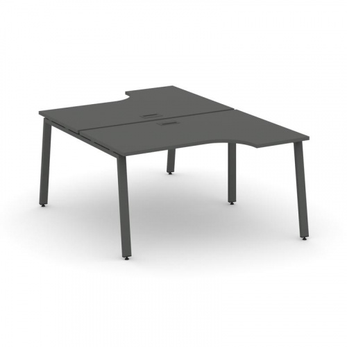 Style Project Рабочая станция эргоном. SN-6A.DRPA-021 Акация Лорка/Металл Белый 1380*1632/1992*750 фото 15