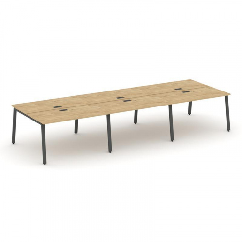 Style Project Рабочая станция 2-х сторон. SN-6A.DRS-073 Вяз Благородный/Металл Антрацит 4140*1432*75 фото 15 Style Project Рабочая станция 2-х сторон. SN-6A.DRS-073 Вяз Благородный/Металл Антрацит 4140*1432*75 фото 15