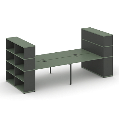 Бенч-система с опорными стеллажами Concept CN.DRS-260