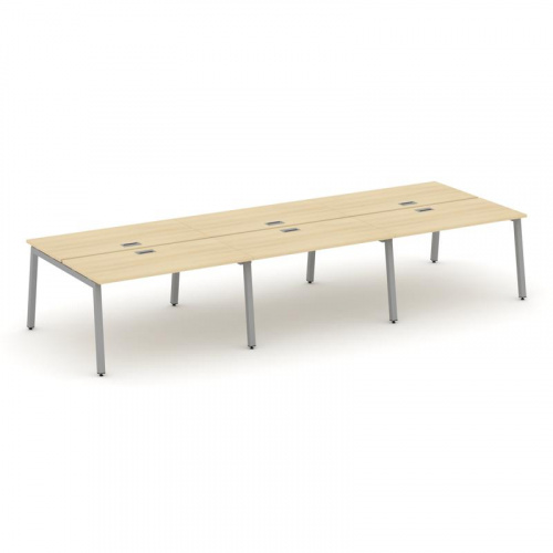 Style Project Рабочая станция 2-х сторон. SN-5A.DRS-061 Акация Лорка/Металл Антрацит 2940*1232*750 фото 2