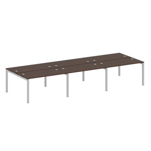 Бенч-система на 6 рабочих мест на П-обр. м/к Metal System Quattro 50БП.СМ-6.3 фото 14