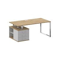 Стол руководителя (С опорной тумбой) Шифт SK.SRT-180 (L)