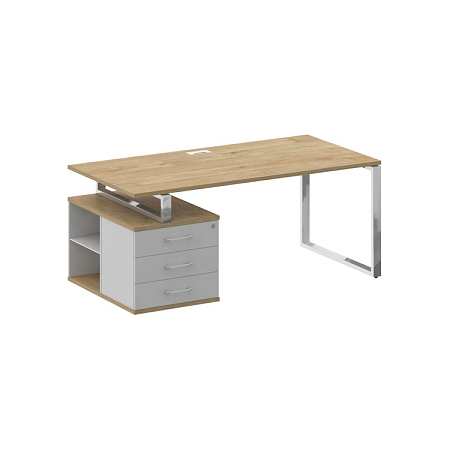 Стол руководителя (С опорной тумбой) Шифт SK.SRT-180 (L)