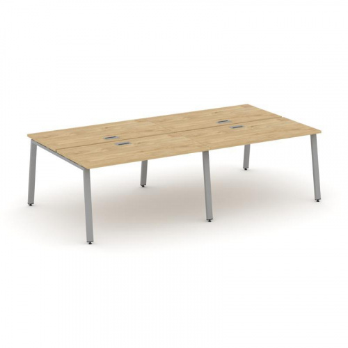 Style Project Рабочая станция 2-х сторон. SN-6A.DRS-043 Тиквуд Светлый/Металл Антрацит 2760*1432*750 фото 10