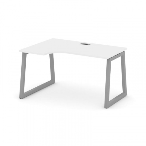 Style Project Стол рабочий эргоном. SN-5T1.SPA-002(L) Акация Лорка/Металл Антрацит/Заглушка Пластик фото 16