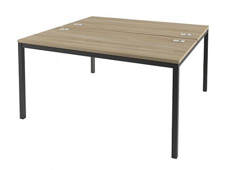Стол-тандем на 2 рабочих места на металлокаркасе Lite IL-42