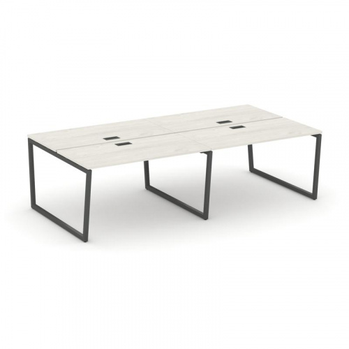 Style Project Рабочая станция 2-х сторон. SN-4T2.DRS-052 Акация Лорка/Металл Антрацит/Заглушка Пласт фото 24