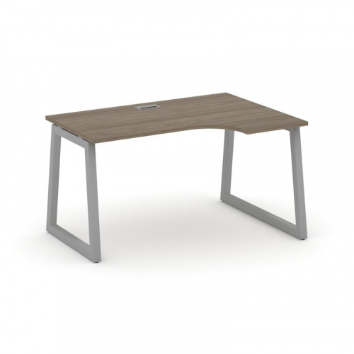 Style Project Стол рабочий эргоном. SN-5T1.SPA-001(R) Акация Лорка/Металл Антрацит/Заглушка Пластик фото 14