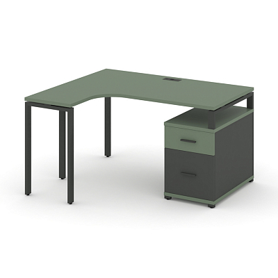 Стол эргономичный с опорной тумбой Concept CN.SA-304(L)