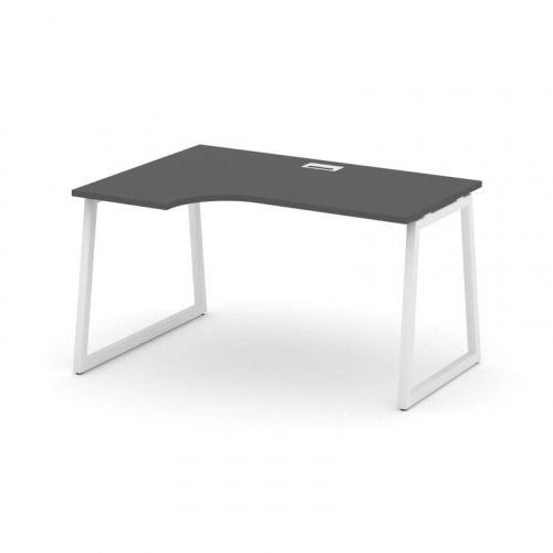 Style Project Стол рабочий эргоном. SN-4T1.SPA-001(L) Акация Лорка/Металл Антрацит/Заглушка Пластик фото 24