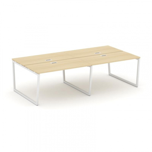 Style Project Рабочая станция 2-х сторон. SN-4T2.DRS-052 Акация Лорка/Металл Антрацит/Заглушка Пласт фото 21