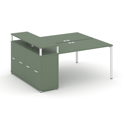 Бенч-система с опорным распашным шкафом Concept CN.DRS-222 Бенч-система с опорным распашным шкафом Concept CN.DRS-222