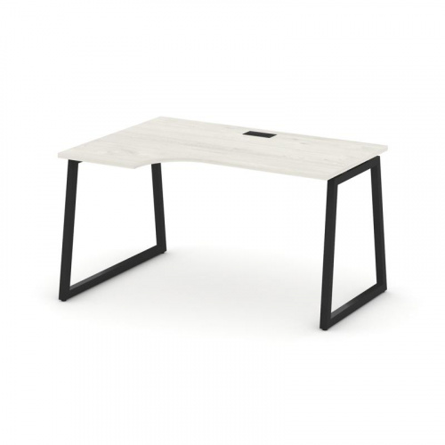 Style Project Стол рабочий эргоном. SN-4T1.SPA-001(L) Акация Лорка/Металл Антрацит/Заглушка Пластик фото 8