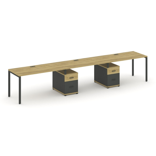 Бенч-система на 3 места с 2 опорными тумбами Concept CN.ORS-339 фото 4 Бенч-система на 3 места с 2 опорными тумбами Concept CN.ORS-339 фото 4