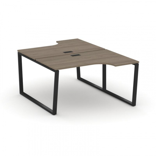 Style Project Рабочая станция эргоном. SN-6T2.DRPA-021 Акация Лорка/Металл Антрацит/Заглушка Пластик фото 9