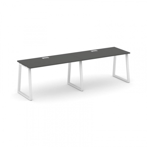 Style Project Рабочая станция 1 сторон. SN-6T1.ORS-024 Акация Лорка/Металл Антрацит/Заглушка Пластик фото 19