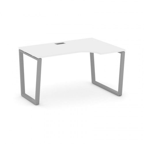 Style Project Стол рабочий эргоном. SN-6T2.SPA-012(R) Акация Лорка/Металл Антрацит/Заглушка Пластик фото 16