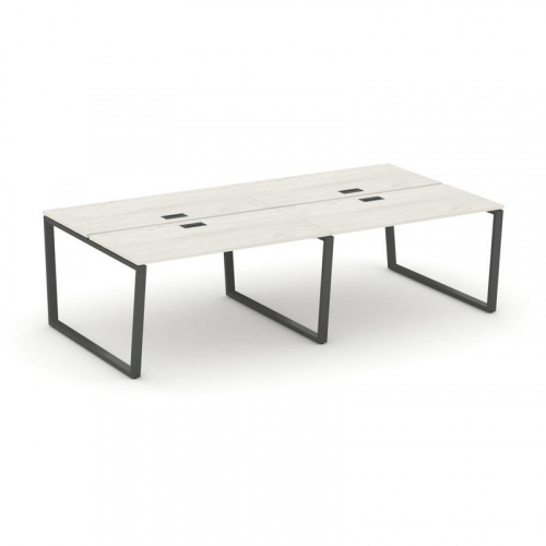 Style Project Рабочая станция 2-х сторон. SN-6T2.DRS-044 Акация Лорка/Металл Антрацит/Заглушка Пласт фото 24