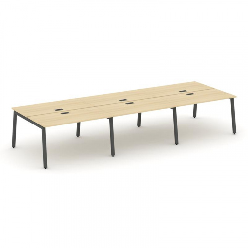 Style Project Рабочая станция 2-х сторон. SN-5A.DRS-061 Акация Лорка/Металл Антрацит 2940*1232*750 фото 28