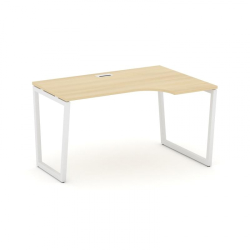 Style Project Стол рабочий эргоном. SN-4T2.SPA-012(R) Акация Лорка/Металл Антрацит/Заглушка Пластик фото 21