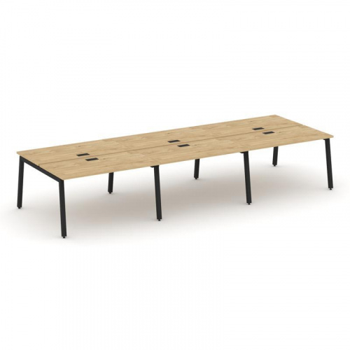 Style Project Рабочая станция 2-х сторон. SN-5A.DRS-061 Акация Лорка/Металл Антрацит 2940*1232*750 фото 13