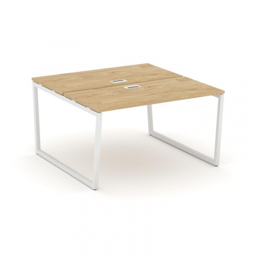 Style Project Рабочая станция 2-х сторон. SN-4T2.DRS-013 Акация Лорка/Металл Антрацит/Заглушка Пласт фото 3